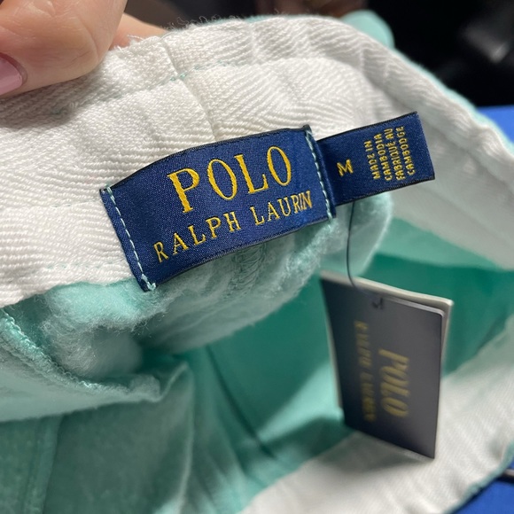 NWT SET Polo Ralph Lauren Vneck T-shirt and Sweat Shorts Size Medium - Picture 11 of 12